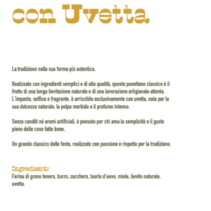 Panettone Artigianale LaNeve